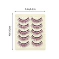 thumbnail image 2 of 5pair Exaggerated False Eyelashes, 2 of 3