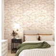 thumbnail image 4 of Coral Cloud Filled Sky Plain Textured Wallpaper, 4 of 4
