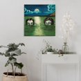 thumbnail image 3 of Póster de arte en lienzo y arte de pared con imagen impresa de los océanos ingleses de Drive-by Truckers, carteles de decoración de dormitorio familiar modernos, estilo marco, 12 x 12 pulgadas (30 x, 3 of 4