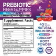 thumbnail image 3 of Fiber Gummies For Adults - Daily Digestive Health and Regularity Support - Soulable Fiber 4g Per Serving Gummy Supplement - Prebiotic Gut Support Gummy Plant Based Digestion Support - 60 Gummies, 3 of 10