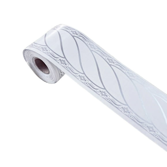 Wosthever Bordes de papel pintado de PVC transpirables y duraderos, autoadhesivos, fáciles de aplicar, impermeables, fabricados con PVC Decoración del hogar Como se muestra 5013