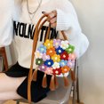 thumbnail image 3 of Bolso tejido a mano Moda mujer s 2022 nuevo bordado minoría versátil, 3 of 5