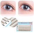thumbnail image 3 of Boc Faux Cils Style Queue de Poisson Réutilisables Naturels Professionnels Maquillage Individuels Grappes de Cils pour Femme, 3 of 10