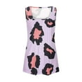 thumbnail image 4 of Heisall Women's Tank Tops Crewneck Tunic Sleeveless T-Shirt Blouse Casual Summer Outfits S-5XL, 4 of 5