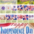 thumbnail image 7 of American Flags Patriotic Pinwheels,12 Pack 4th of July Decorations Small USA Flags On Stick With Fourth of July Pinwheels,Red White And Blue Memorial Day Decorations Patriotic Party Supplies,5 Leaves, 7 of 7