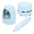 thumbnail image 4 of Pencil Sharpene, Quiet Portable Complete Easy Carry Automatic Stationery Set  for Sharpening Pencils for Desktop Cleaning, 4 of 7
