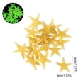 thumbnail image 3 of 50 PCS Glow in The Dark Rocks - Color Luminous Stones Starfish-Shaped Sea Aquarium Glow Stones Fish Tank Rocks Outdoor Decor Garden Yard Walkway Pathway, 3 of 6