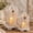 Whitewash, variant on Nuptio Wooden Lanterns Decorative Indoor Outdoor - 12" / 16" Set of 2 Farmhouse Candle Holder Lanterns for Wedding Centerpiece Fireplace Mantle Patio Outdoor Decor