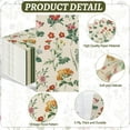 thumbnail image 3 of 100PCS Floral Paper Napkins 3 Ply Disposable Hand Towels for Bathroom Vintage Wildflower Guest Napkins Decorative Wild Flower Dinner Napkins for Bridal Baby Shower Wedding Birthday Spring Tea Party, 3 of 14