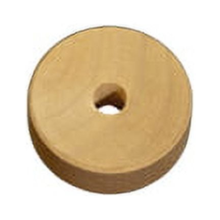 4 Pcs 1-1/4"  Wood Toy Slab Wheels 7/16" thick Hole size 1/4" Use AP1010 or AP1005 Axle pegs for 1/4"  holes.