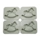 thumbnail image 2 of Molde de silicona para jabón, hecho a mano, para velas de flores secas, pastillas de cera aromáticas A: 4 caballos, 2 of 9