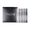 thumbnail image 2 of Eyeshadow Stick Set Bright Colored Contouring And Highlight Eyeshadow Stick Eyeshadow Long Lasting High Pigmented Eye Shadow 2Ml/6Pcs, Makeup Eye Shadow, 2 of 9