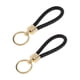 thumbnail image 1 of Llavero de Bargains Únicos, Llavero Universal con Anillo para Llaves de Fob para el Hogar, Aleación de Zinc, Tono Dorado y Negro, 2 Pcs, 1 of 6