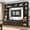 Black, variant on ChVans 106" W Wall Unit TV Stand with Storage for TVs up to 80", Modern TV Console with LED Lights, Entertainment Center with Bookshelves for Living Room