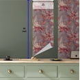 thumbnail image 5 of Ambesonne Garden Peel & Stick Wallpaper for Home, Roses Twigs Leaves Pattern, 13"x36", Dark Fuchsia and Slate Brown, 5 of 5