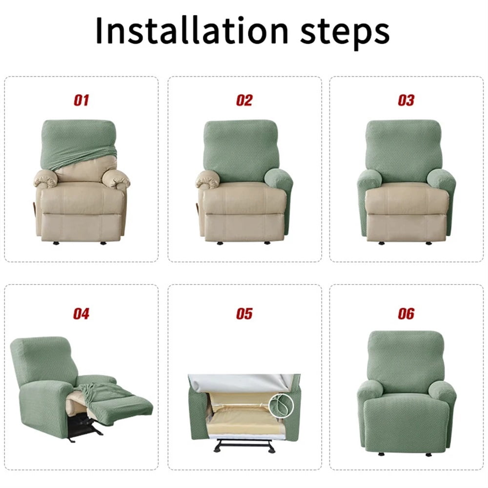 Waterproof Recliner Sofa Covers For Living Room Relax Armchair Cover Sofa Slipcover Non-Slip Lazy Boy Seat Cover