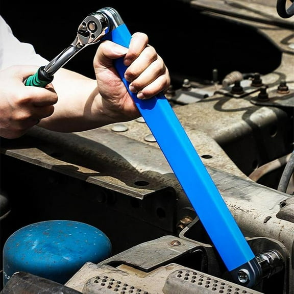 1 Set Extension Wrench, Includes 1/2", 1/4", and 3/8" Sockets, Professional Tool for Tight Space Work