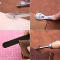 thumbnail image 4 of 18pcs Leather Tooling Kits Include Awl Polish Tool Punch Tool Leather Craft Punch Tools Kit For Beginner Professionals, 4 of 9