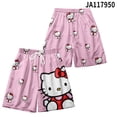 thumbnail image 1 of 3D New HelloKitty Sanrio Hello Kitty Shorts Printed Sports Quick Dry Thin Loose Beach Pants, 1 of 5