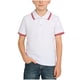 thumbnail image 1 of Odeerbi Camisas de Golf de Niños Algodón Color Sólido Camisas de Tenis de Manga Corta Uniforme Escolar, 1 of 4