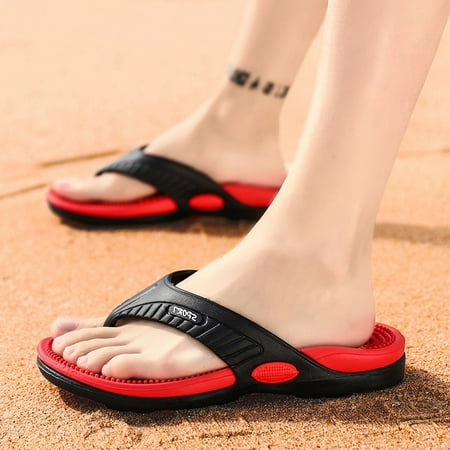 

Massage Flip-flops Summer Men Slippers Beach Sandals Comfortable Men Casual Shoes Fashion Men Flip Flops Hot Sell Footwear 2022