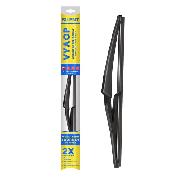 VYAOP Windshield Wipers Blades Replacement for 2013-2021 Nissan Pathfinder/2008-2024 Rogue/2006-2024 Qashqai/2017-2023 Kicks Quality Premium All-Seasons Wiper blades Set - 12"(Pack of 1)