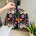 thumbnail image 5 of HELLHERO Teapot Dust Cover Keep Warm Dust Proof Easy to Clean Polyester Canvas Coffee Pot Cloth Covers, Floral Butterfly Print, 5 of 8