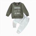 thumbnail image 5 of TOWED22 Toddler Kids Baby Boy Fall Clothes Cute Print Long Sleeve Tops Pants Winter Outfits, 5 of 5
