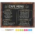 thumbnail image 3 of DOLLAR BOSS Magnetic Chalkboard 24"x18" Large Blackboard, Hanging Chalk Board for Wall Rustic Blackboard Hanging Chalkboards Sign Menu Board for Kitchen Decor Office, Home, School, Restaurant Menu, 3 of 10