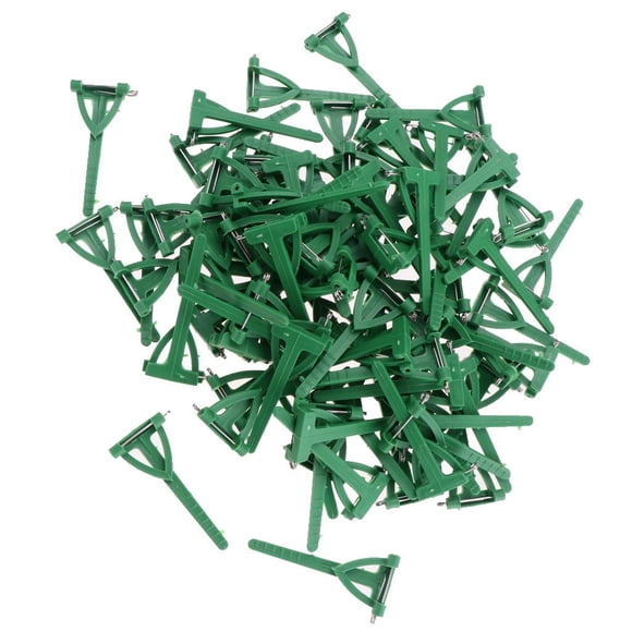 100 Unidades 31x67 Mm Triángulo Broche Hecho Ramillete Broches Pasadores Ojales Clips Accesorios de Plástico Broches Avanzados