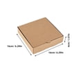 thumbnail image 2 of Luxshiny 10pcs Reusable Pizza Box Light Brown for Storage Container and Events, 2 of 8