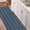 Blue Indigo, variant on Sage Green Bathroom Rugs Runner Extra Long 47 x 17 Large Bath Mat Plush Shaggy Chenille Bathroom Rug Non-Slip Bath Rug Runner Extra Soft & Absorbent Thick Floor Mats, Machine Washable, Sage