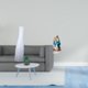 thumbnail image 2 of Pantalla de lámpara de pie,Lámpara de pie de papel,pantallas de lámparas de mesa nórdicas,Letrero de mesa,Decoración de escritorio acrílica Rincón festivo Decoración del, 2 of 8