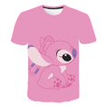 thumbnail image 1 of Children Boys Girls Stitch T Shirts Summer Short Sleeve Kids Stich Tops Tees Cartoon Casual Kids Clothes 1-14 Years Old T-Shirts7T Gao Jinjia LED, 1 of 2
