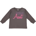 thumbnail image 3 of Inktastic Cute Aunt Boys or Girls Long Sleeve Toddler T-Shirt, 3 of 5