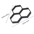 thumbnail image 2 of LABSERRON 1Set Effective DIY Floor Mould Plastic for Garden Projects, 2 of 8
