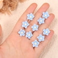 thumbnail image 4 of Ganga Única 20 Pcs Clips de Pelo de Flor Pequeña Clips de Pelo Mini Flor para Niñas Bonitos Mini Pinzas para el Cabello Accesorios para el Cabello Azul, 4 of 7