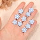 thumbnail image 4 of Ganga Única 20 Pcs Clips de Pelo de Flor Pequeña Clips de Pelo Mini Flor para Niñas Bonitos Mini Pinzas para el Cabello Accesorios para el Cabello Azul, 4 of 7