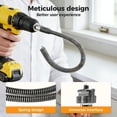 thumbnail image 7 of 3.3/6.6/9.9 Ft Electric Drain Dredging Spring, Heavy-Duty Drain Auger Snake Cable with Drill Adapter, Flexible Plumbing Clog Remover for Kitchen, Bathroom, Toilet, Shower Sink & Pipe, 7 of 7