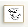 thumbnail image 1 of Please Sign Our Guest Book Sign Wedding Guestbook Sign, Party Print Reception Dcor (Frame Not Included), 1 of 1