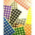 thumbnail image 2 of 5 Sheets 50mm-6mm Self-Adhesive Removable Coloured Round Stickers Plastic Coding Labels Teacher Created Resources, 2 of 3
