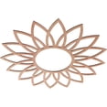 thumbnail image 2 of Ekena Millwork 36"OD x 13 7/8"ID x 1/4"T Daisy Wood Fretwork Pierced Ceiling Medallion, Cherry, 2 of 3