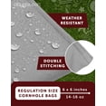 thumbnail image 2 of Play Platoon Weather Resistant Cornhole Bags - Set of 8 Regulation Corn Hole - Purple & Gray - Durable Duck Cloth Corn Hole for Tossing Game, Includes Tote Bag, 2 of 7