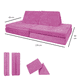 thumbnail image 4 of Dundy Clasico, Sillon de Actividades Modular Infantil. Sofa de Piso para niños y Adultos. Juego para niños y Bebes. 4 Piezas. 85 x 170 x 50 cm. (Rosa), 4 of 7