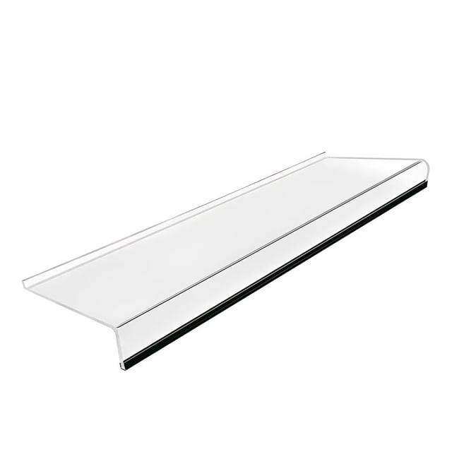 Seitruly Acrylic Tilted Computer Keyboard Stand Notebook Holder Non-slide Z Reduce Tray Transparent Pressure Shape for Office School Computadoras de tableta