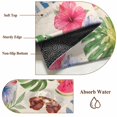 thumbnail image 3 of Tropical Leaves Area Rug 5x7 Washable Rug Non Slip Summer Vintage Coastal Flowers Coconut Fruits Large Area Rug Soft Stainresistant Indoor Floor Carpet for Living Room Bedroom Home Office Dining Room, 3 of 9