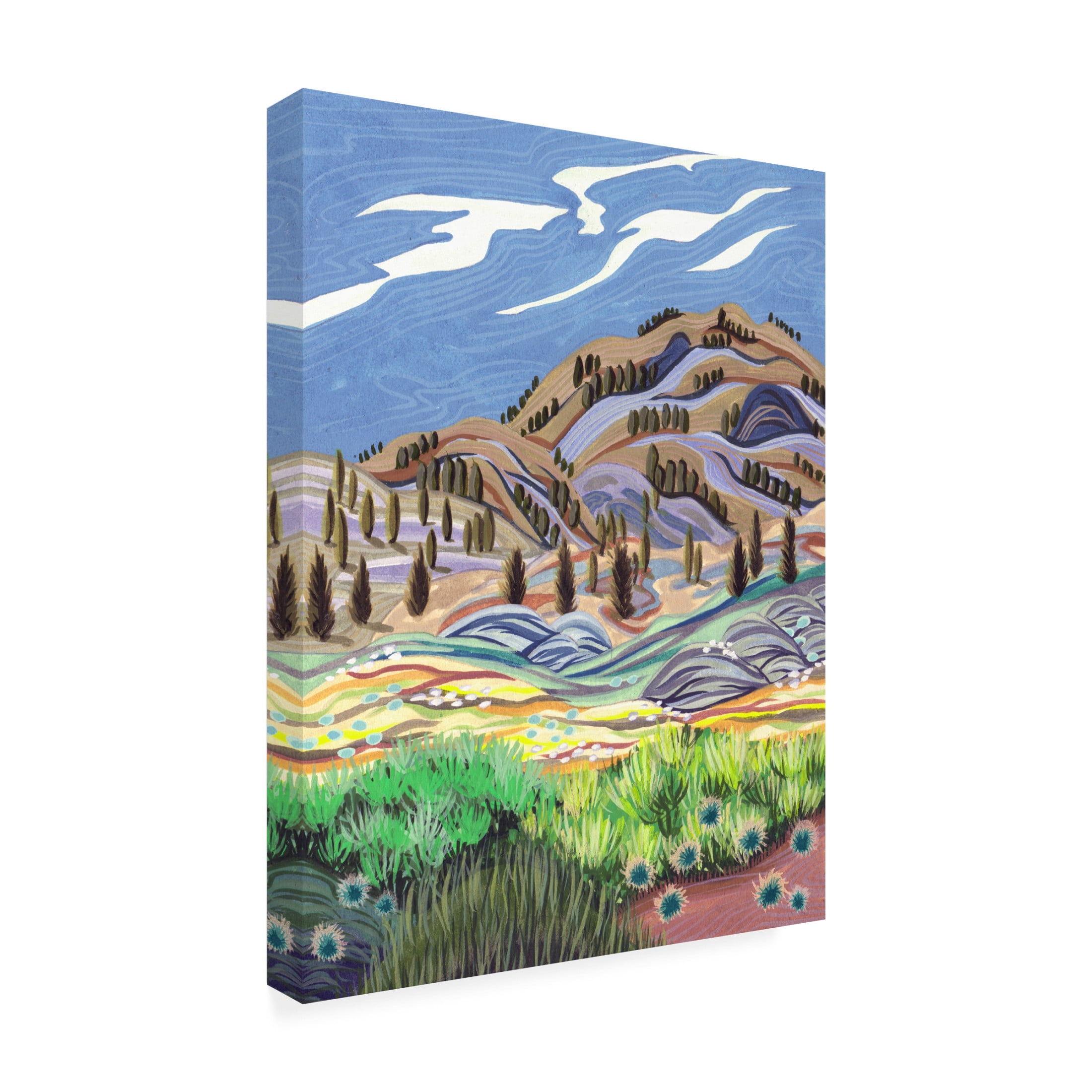 Trademark Fine Art Melissa Wang  Galaxy Roads I Canvas Wall Art
