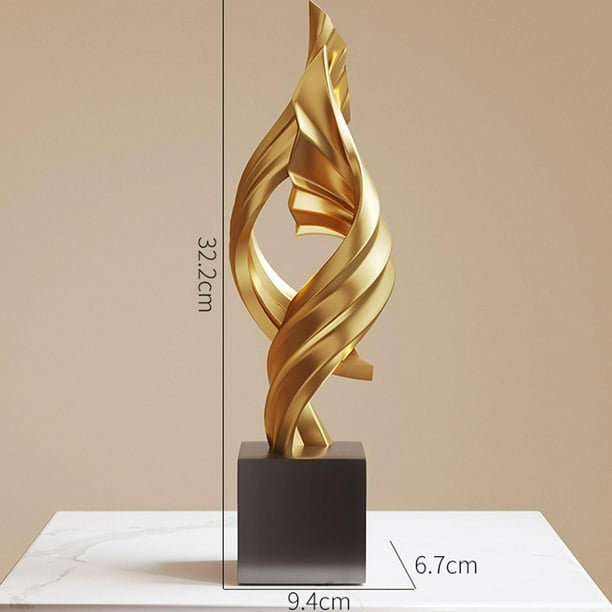 HURRISE Sculpture de penseur abstrait Statue de Penseur de Personnage Abstrait, 3pcs Figurines