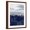 Brown Frame, variant on Art.com Indigo Contemporary II Stretched Canvas Print Wall Art by Patricia Pinto, 12" x 16"