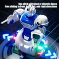 thumbnail image 5 of LED Dancing Robot Toy - Musical Gliding Robo-Pet with Light & Sound, Plastic Construction, 3 AA Batteries, Auto-Sliding, 360° Rotation, Dancing Arms, 5 of 6